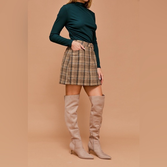 Vintage Woolruch Plaid Skirt Size 10 - Picture 3 of 9